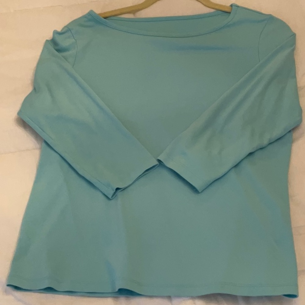 Light Blue Long Sleeve Top
